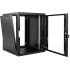 Шкаф коммутационный ЦМО (ШРН-12.650-9005) настенный 12U 600x658мм пер.дв.стекл 200кг черный 600мм 25.11кг 180град. 612мм металл