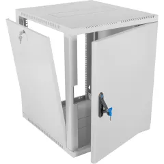 Шкаф коммутационный ЦМО (ШРН-15.500.1) настенный 15U 600x529мм пер.дв.металл 200кг серый 470мм 21кг 180град. 746мм IP20 металл