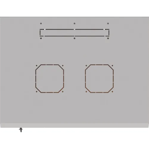 Шкаф коммутационный Suprlan (05-1506) настенный 15U 600x600мм пер.дв.стекл направл.под закл.гайки 70кг светло-серый 535мм 29.7кг 750мм металл