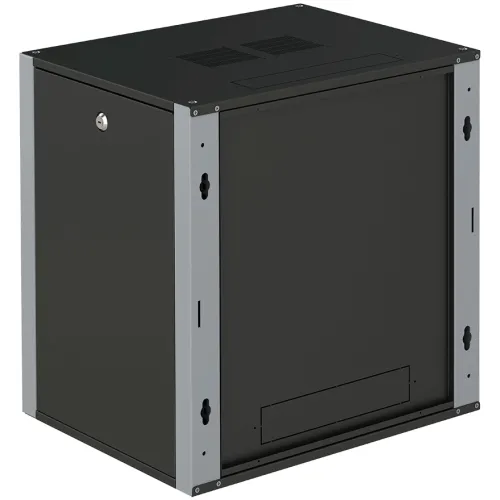 Шкаф коммутационный Sysmatrix (WP 6409.920 ) настенный 9U 600x450мм пер.дв.металл 2 бок.пан. 60кг черный 300мм 17кг 450мм IP20 металл