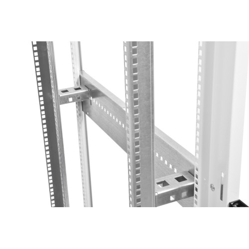 Шкаф коммутационный ЦМО (ШТК-М-42.8.8-4ААА) напольный 42U 800x800мм пер.дв.перфор. задн.дв.стал.лист 2 бок.пан. 1010кг белый 655мм 123.1кг 180град. 2030мм