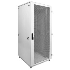 Шкаф коммутационный ЦМО (ШТК-М-42.8.8-44АА) напольный 42U 800x800мм пер.дв.перфор. задн.дв.стал.лист 2 бок.пан. 500кг белый 655мм 117.9кг 180град. 2030мм IP20 металл