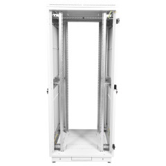 Шкаф коммутационный ЦМО (ШТК-М-42.8.8-44АА) напольный 42U 800x800мм пер.дв.перфор. задн.дв.стал.лист 2 бок.пан. 500кг белый 655мм 117.9кг 180град. 2030мм IP20 металл