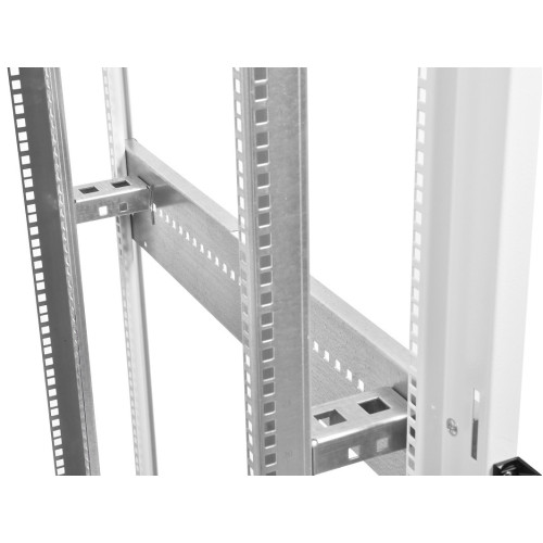Шкаф коммутационный ЦМО (ШТК-М-42.8.8-44АА) напольный 42U 800x800мм пер.дв.перфор. задн.дв.стал.лист 2 бок.пан. 500кг белый 655мм 117.9кг 180град. 2030мм IP20 металл