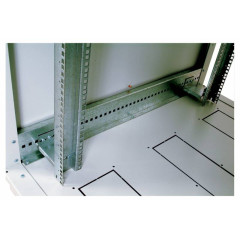 Шкаф серверный ЦМО (ШТК-М-42.8.10-3ААА) напольный 42U 800x1000мм пер.дв.металл задн.дв.стал.лист 2 бок.пан. 500кг серый 655мм 103.5кг 180град. 2030мм