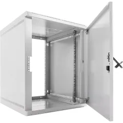 Шкаф коммутационный ЦМО (ШРН-15.650.1) настенный 15U 599x670мм пер.дв.металл несъемн.бок.пан. 100кг серый 605мм 27кг 180град. 746мм сталь