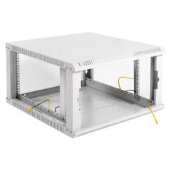 Шкаф коммутационный ЦМО ШРН-Эконом (ШРН-Э-6.650.1) настенный 6U 600x650мм пер.дв.металл 65кг серый 600мм 16.2кг 180град. 342мм IP20 металл