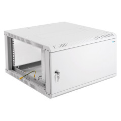 Шкаф коммутационный ЦМО ШРН-Эконом (ШРН-Э-6.650.1) настенный 6U 600x650мм пер.дв.металл 65кг серый 600мм 16.2кг 180град. 342мм IP20 металл