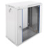 Шкаф коммутационный ЦМО ШРН-ЭКОНОМ (ШРН-Э-12.350) настенный 12U 600x350мм пер.дв.стекл 85кг серый 300мм 15.84кг 180град. 608мм IP20 металл