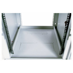 Шкаф коммутационный ЦМО (ШРН-12.650) настенный 12U 600x650мм пер.дв.стекл несъемн.бок.пан. 100кг серый 605мм 23.8кг 180град. 632мм