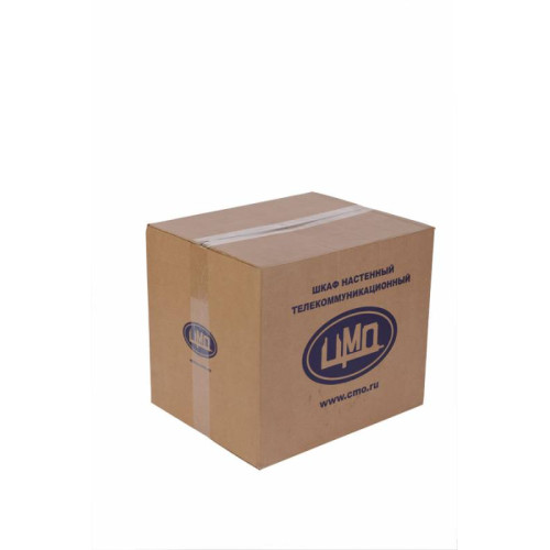 Шкаф коммутационный ЦМО (ШРН-9.650) настенный 9U 600x650мм пер.дв.стекл несъемн.бок.пан. 100кг серый 605мм 21.1кг 180град. 499мм
