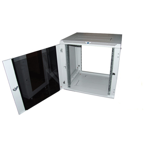 Шкаф коммутационный ЦМО (ШРН-М-15.500) настенный 15U 600x520мм пер.дв.стекл 130кг серый 456мм 24.6кг 180град. 745мм