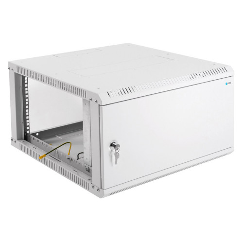 Шкаф коммутационный ЦМО ШРН-Эконом (ШРН-Э-6.350.1) настенный 6U 600x350мм пер.дв.металл 85кг серый 300мм 11кг 180град. 345мм