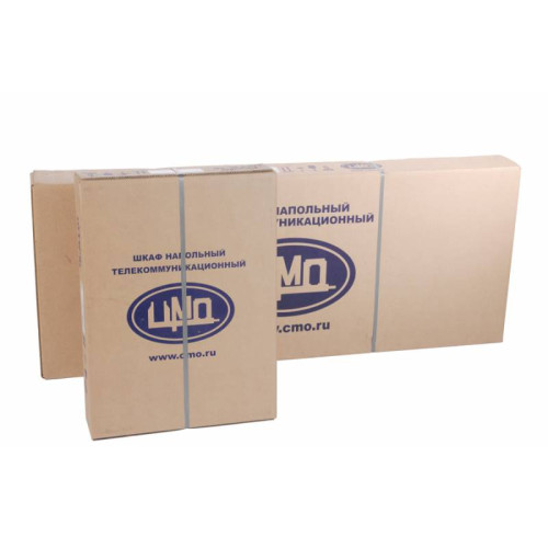 Шкаф коммутационный ЦМО (ШТК-М-18.6.8-1ААА) напольный 18U 600x800мм пер.дв.стекл задн.дв.стал.лист 2 бок.пан. направл.под закл.гайки 270кг серый 655мм 56.1кг 180град. 960мм