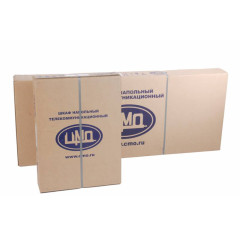 Шкаф коммутационный ЦМО (ШТК-М-18.6.8-3ААА) напольный 18U 600x800мм пер.дв.металл задн.дв.стал.лист 2 бок.пан. 270кг серый 655мм 56.4кг 180град. 960мм