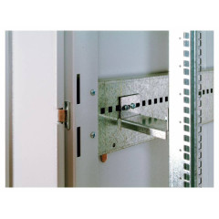 Шкаф серверный ЦМО (ШТК-М-42.8.10-1ААА) напольный 42U 800x1000мм пер.дв.стекл задн.дв.стал.лист 2 бок.пан. направл.под закл.гайки 1010кг серый 855мм 134.6кг 180град. 2030мм