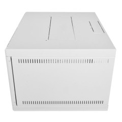 Шкаф коммутационный ЦМО (ШРН-6.650.1) настенный 6U 600x650мм пер.дв.стал.лист металл 200кг серый 600мм 19кг 180град. 346мм