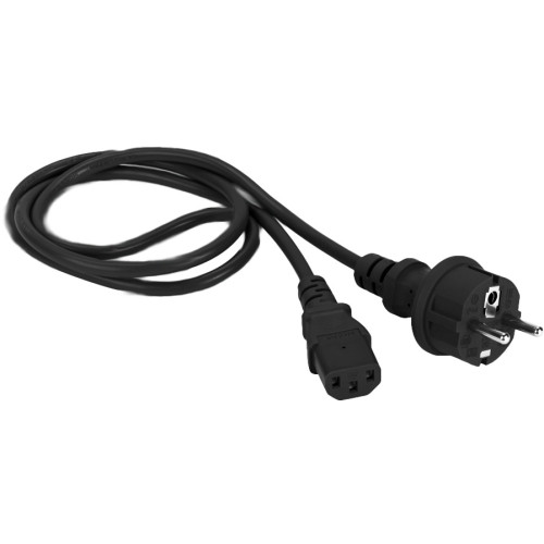 Шнур питания Lanmaster LAN-PP13/SH-3.0-BK C13-Schuko проводник.:3x0.75мм2 3м 220В черный