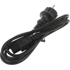 Шнур питания Lanmaster LAN-PP13/SH-1.8-BK C13-Schuko проводник.:3x0.75мм2 1.8м 220В 10А черный