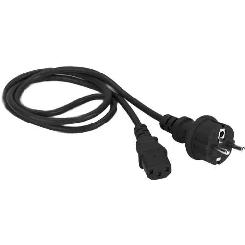Шнур питания Lanmaster LAN-PP13/SH-1.0-BK C13-Schuko проводник.:3x0.75мм2 0.5м 220В 10А черный