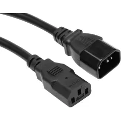 Шнур питания ITK PC-C13C14-2M C13-С14 проводник.:3x1.5мм2 2м 230В 10А (упак.:1шт) черный