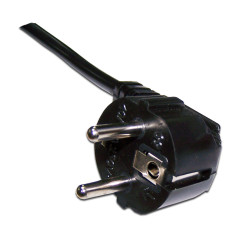 Шнур питания Lanmaster LAN-PP13/SHA-2.0-BK C13-Schuko проводник.:3x0.75мм2 2м 220В 10А черный