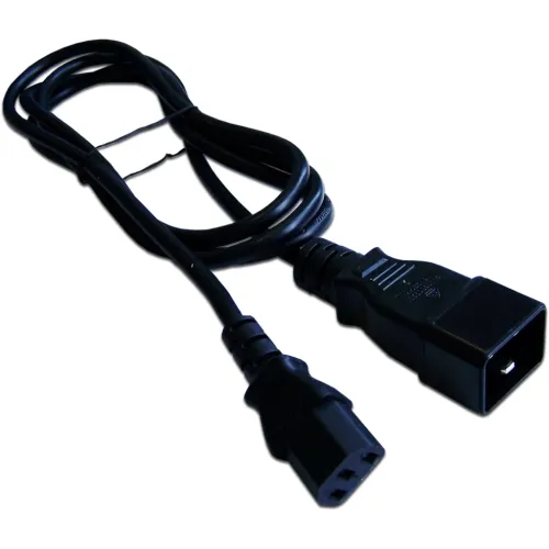 Шнур питания Lanmaster LAN-PP13/20-1.0-BK C13-C20 проводник.:3x0.75мм2 1м 220В 10А черный