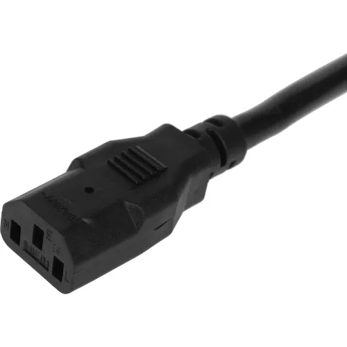 Шнур питания ITK PC-C13D-1M C13-Schuko проводник.:3x1.5мм2 1м 230В 10А (упак.:1шт) черный