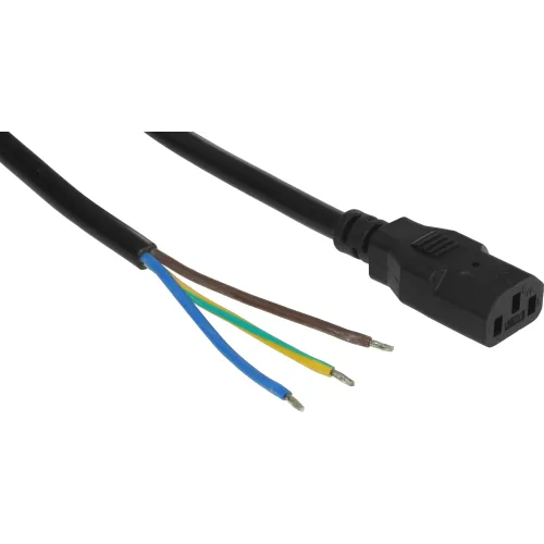 Шнур питания ITK PC-C13N-2M C13 проводник.:3x1.5мм2 2м 230В 10А черный