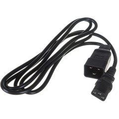 Шнур питания Lanmaster LAN-PP13/20-2.0-BK C13-C20 проводник.:3x0.75мм2 2м 220В 10А черный