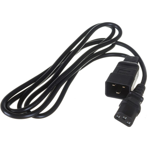 Шнур питания Lanmaster LAN-PP13/20-2.0-BK C13-C20 проводник.:3x0.75мм2 2м 220В 10А черный