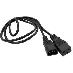 Шнур питания Lanmaster LAN-PP19/14-3.0-BK C19-С14 проводник.:3x0.75мм2 3м 220В 10А черный