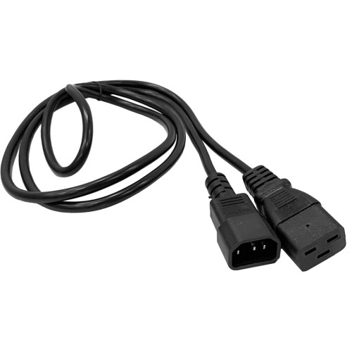 Шнур питания Lanmaster LAN-PP19/14-3.0-BK C19-С14 проводник.:3x0.75мм2 3м 220В 10А черный