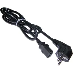 Шнур питания Lanmaster LAN-PP13/SHA-3.0-BK C13-Schuko проводник.:3x0.75мм2 3м 220В 10А черный