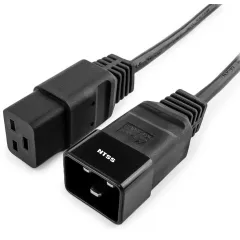 Шнур питания NTSS NTSS-PC19201 C19-C20 проводник.:3x1мм2 1.8м 220/250В 10А черный