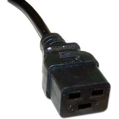 Шнур питания Lanmaster LAN-PP19/20-0.5-BK C19-C20 проводник.:3x1.5мм2 0.5м 250В 16А черный