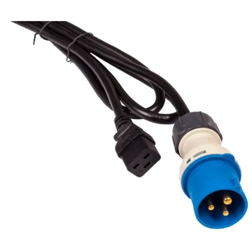 Шнур питания Lanmaster LAN-PP9M/19-2.5-BK C19 проводник.:3x2.5мм2 2.5м 250В 16А черный