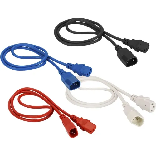 Шнур питания Lanmaster LAN-PP13/14-2.0-BL C13-С14 проводник.:3x0.75мм2 2м 250В 10А синий