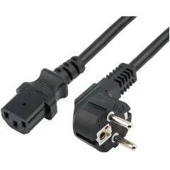 Шнур питания Rexant 11-1121 C13-Schuko проводник.:3x0.75мм2 1.8м 220В 6А черный