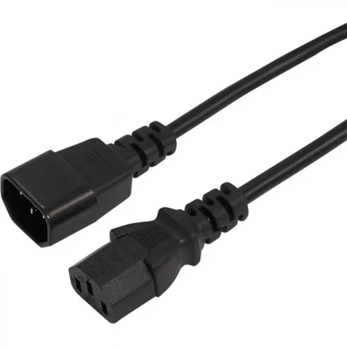 Шнур питания Rexant 11-1161 C13-С14 проводник.:3x0.75мм2 1.5м 220В 6А черный