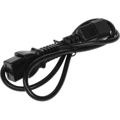 Шнур питания Lanmaster LAN-PP19/14-1.0-BK проводник.:3x0.75мм2 1м 220В 10А черный