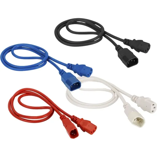 Шнур питания Lanmaster LAN-PP13/14-10-BL C13-С14 проводник.:3x0.75мм2 10м 220В 10А синий