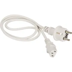 Шнур питания Lanmaster LAN-PP13/SH-3.0-WH C13-Schuko проводник.:3x0.75мм2 3м 220В 10А белый