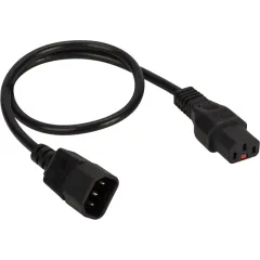 Шнур питания Lanmaster LAN-PP13L/14-5.0-BK C13-С14 проводник.:3x0.75мм2 5м 220В 10А черный