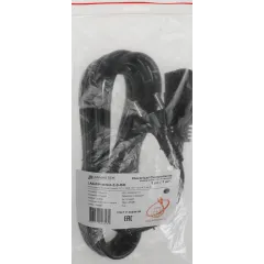 Шнур питания Lanmaster LAN-PP19/SH-3.0-BK C19-Schuko проводник.:3x1.5мм2 3м 220В 16А черный