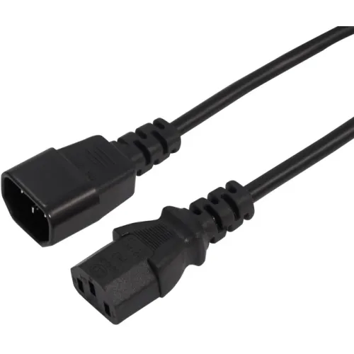 Шнур питания Rexant 04-2725 C13-С14 проводник.:3x0.75мм2 5м 220В черный