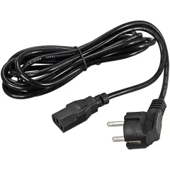 Шнур питания Rexant 04-2731 Schuko-C13 проводник.:3x0.75мм2 0.6м 220В черный