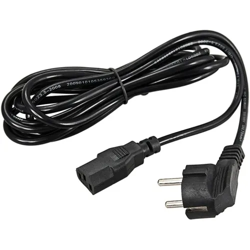 Шнур питания Rexant 04-2731 Schuko-C13 проводник.:3x0.75мм2 0.6м 220В черный