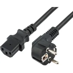 Шнур питания Rexant 04-2734 Schuko-C13 проводник.:3x0.75мм2 3м 220В черный