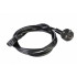 Шнур питания Rem R-10-Cord-C13-S-3 C13-Schuko проводник.:3x1мм2 3м 220В 10А (упак.:1шт) черный